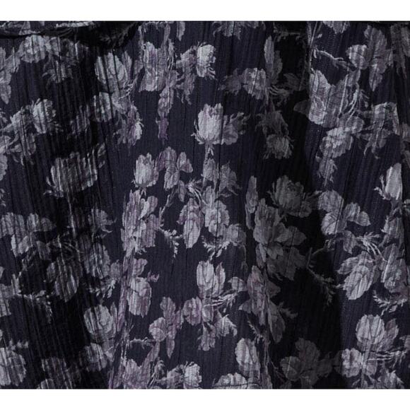 ASTR the Label Navy & Grey Floral Mellorie Dress Size L - Picture 9 of 9